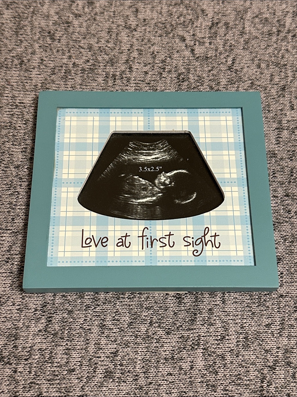 Hobby Lobby Teal "Love at First Sight" Photo Frame